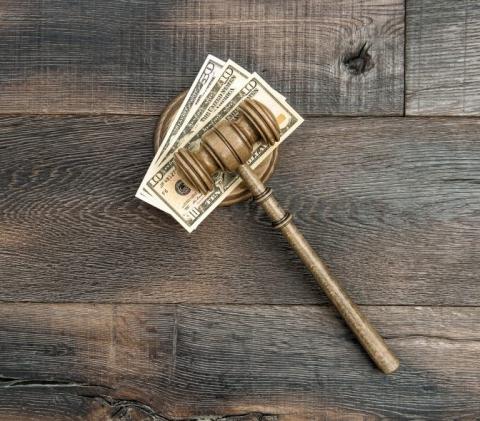 stock gavel money